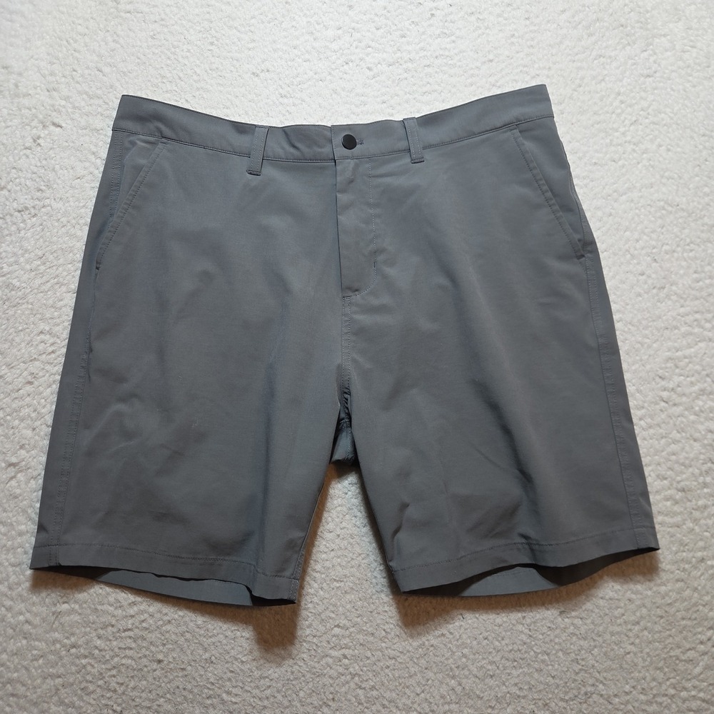 Free Fly Mens Graphite Grey Golf Hybrid Shorts Size 38
